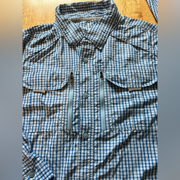 Cabela’s Men’s Guidewear UPF 50 Vented Button Down Shirt Size XL RN 56835 - Picture 3 of 9